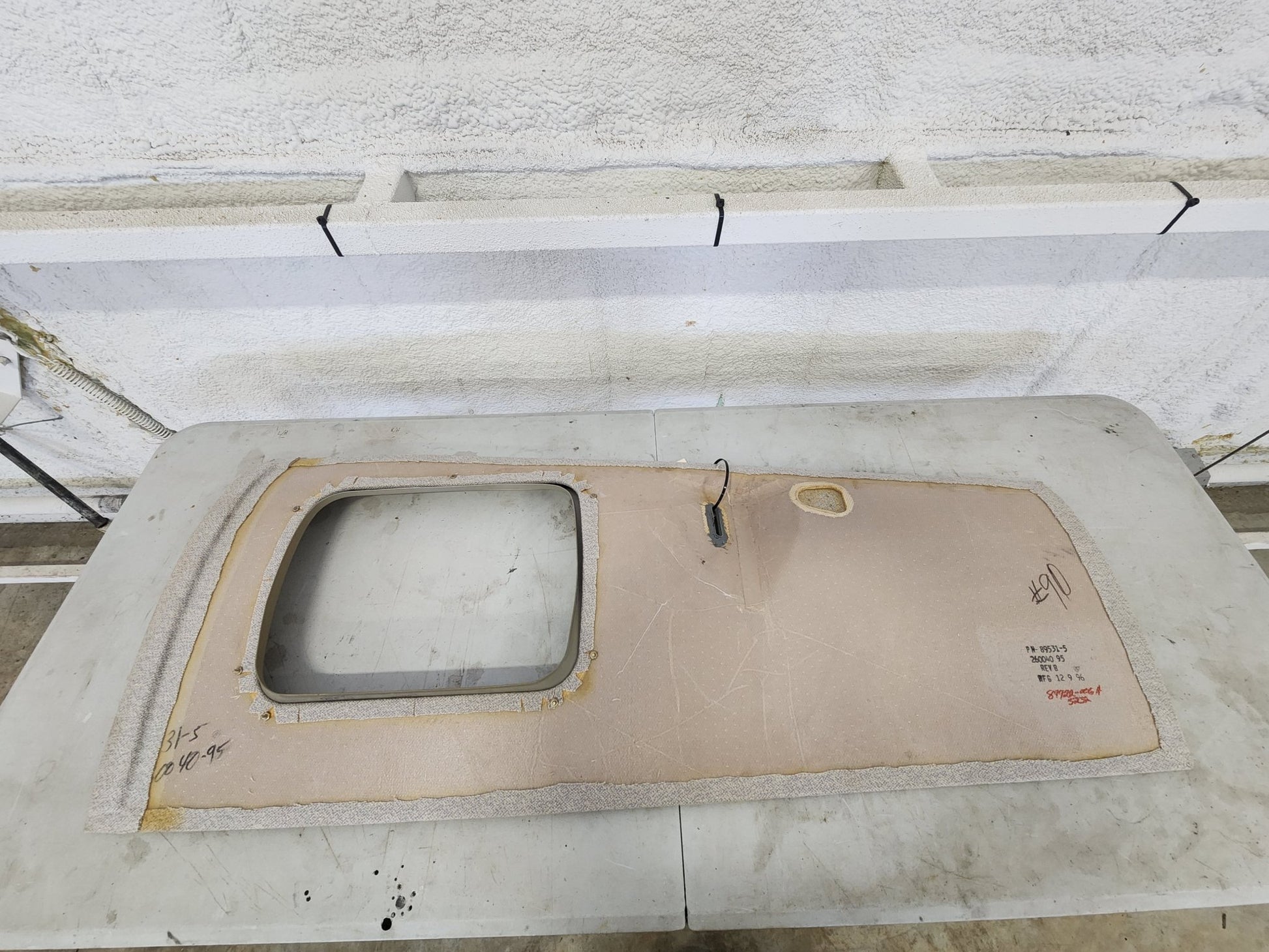 89922 - 006 Piper Panel Assy - Windows, Aft, Left | FractionAIR Parts - Aircraft Parts & Accessories
