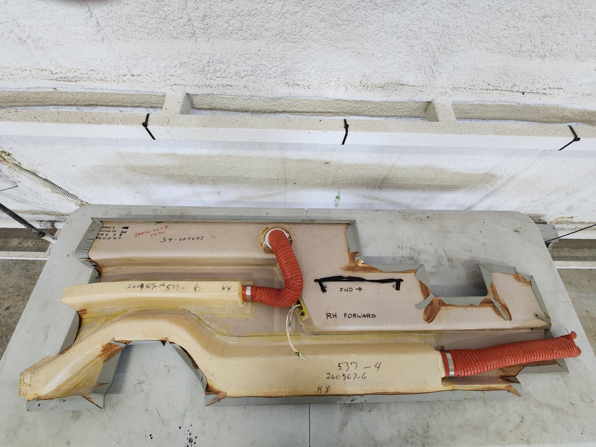 89932 - 003 Piper Panel Assy Armrest - RH FWD | FractionAIR Parts - Aircraft Parts & Accessories