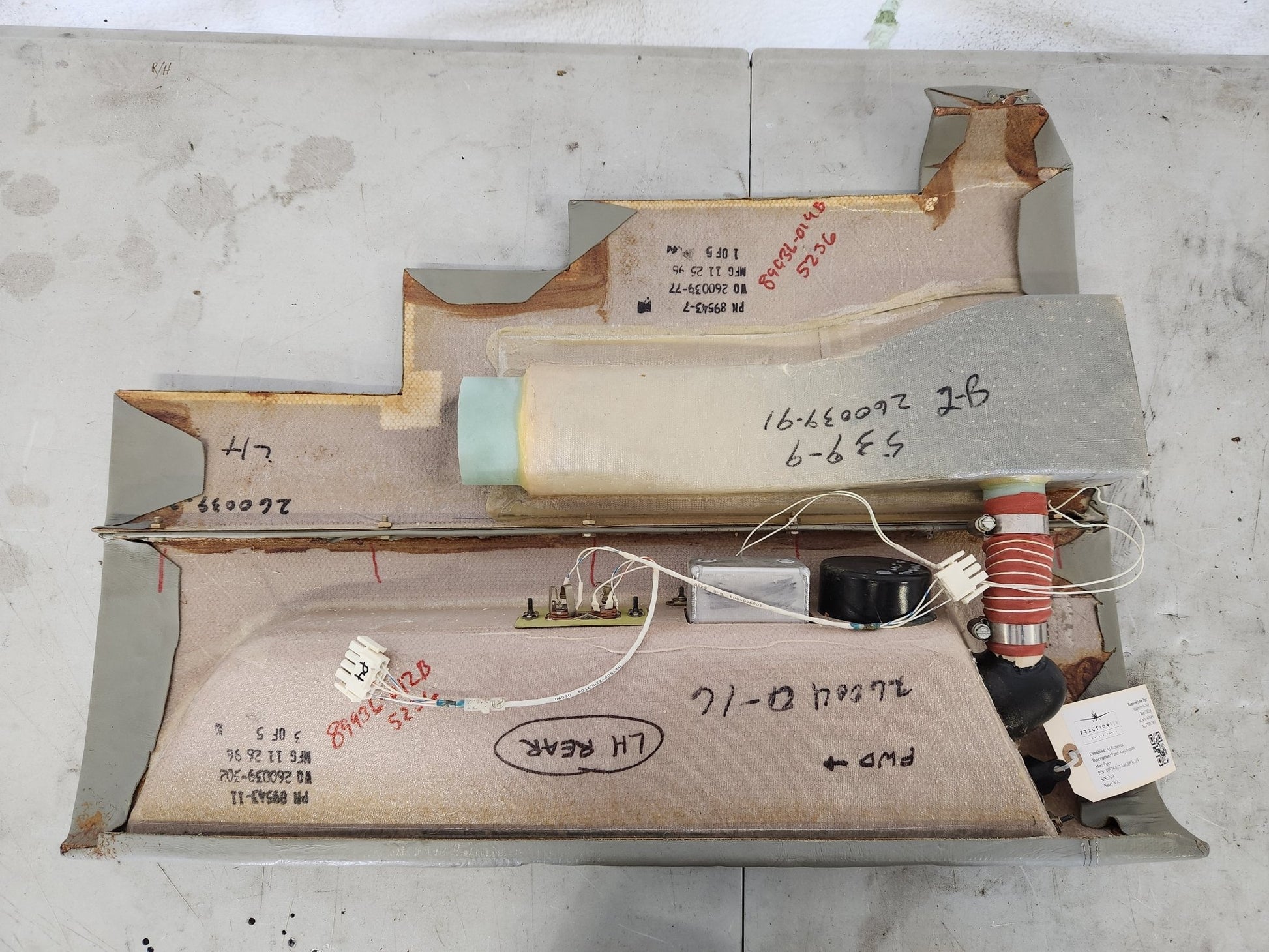 89936 - 012 And 89936 - 014 Piper Panel Assy Armrest | FractionAIR Parts - Aircraft Parts & Accessories