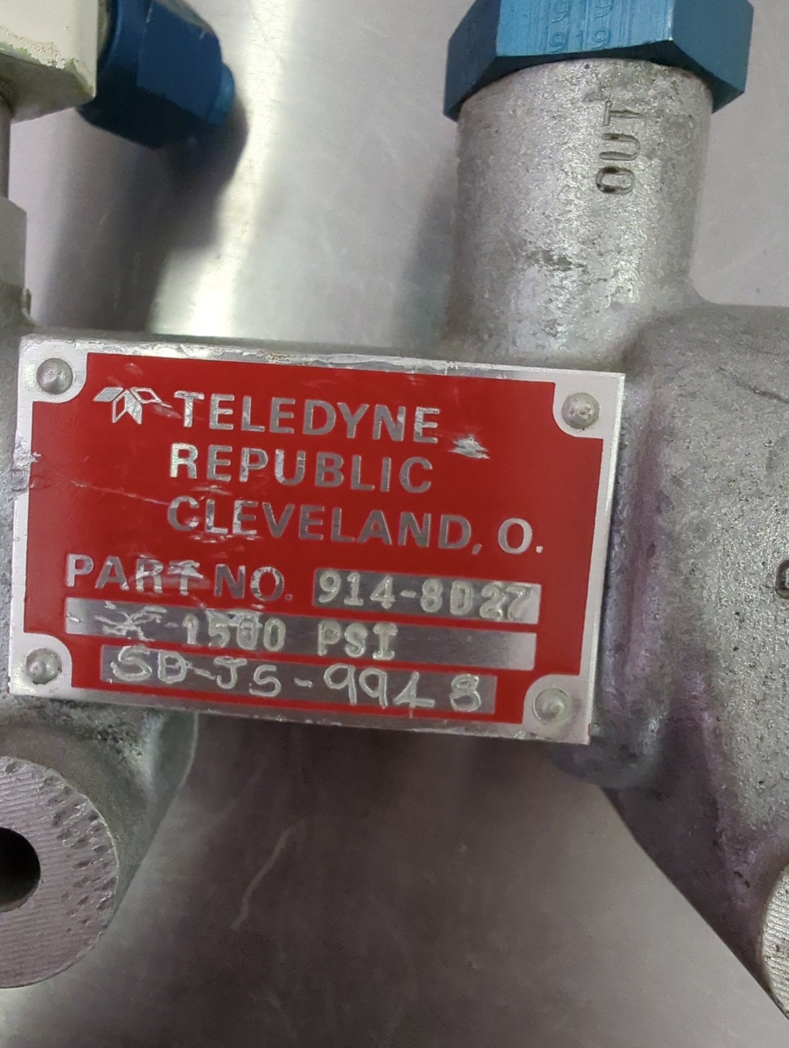 914 - 8D27 Teledyne Hand Pump Assy | FractionAIR Parts - Aircraft Parts & Accessories