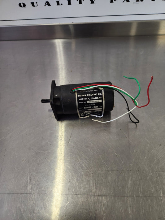 9910002 - 3 Cessna / Electro‑Mech MOTOR 28 V - 22 AMPS | FractionAIR Parts - Aircraft Parts & Accessories