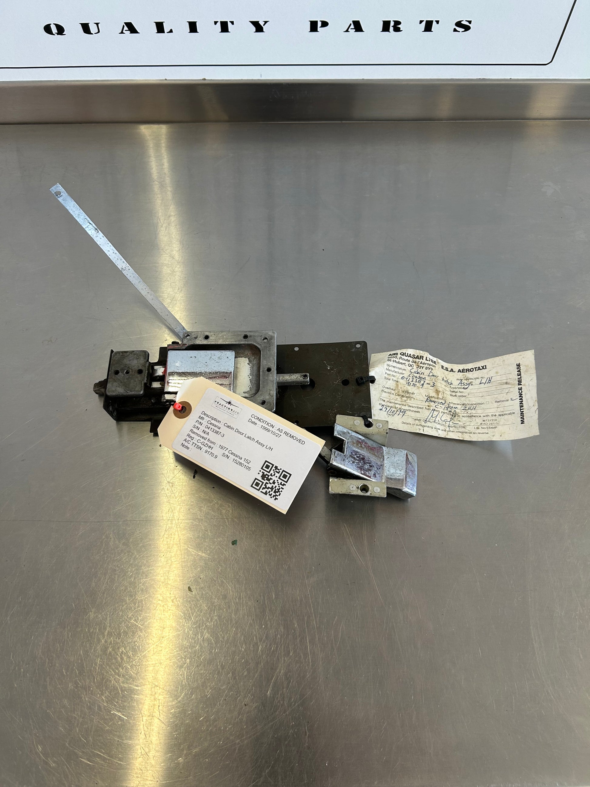 0413387 - 3 Cessna Cabin Door Latch Assy L/H | FractionAIR Parts - Aircraft Parts & Accessories