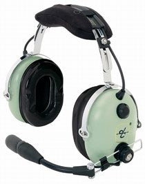 David Clark H10-60H Helicopter Headset with Coil Cord (Mono)