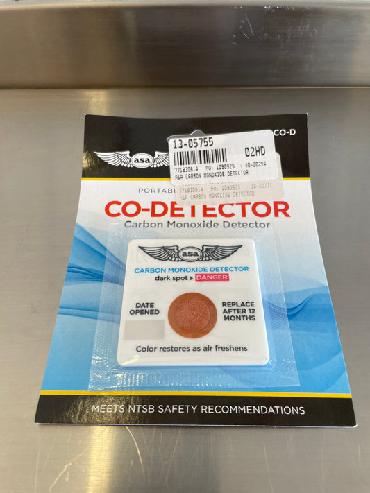 ASA CARBON MONOXIDE DETECTOR ASA-CO-D