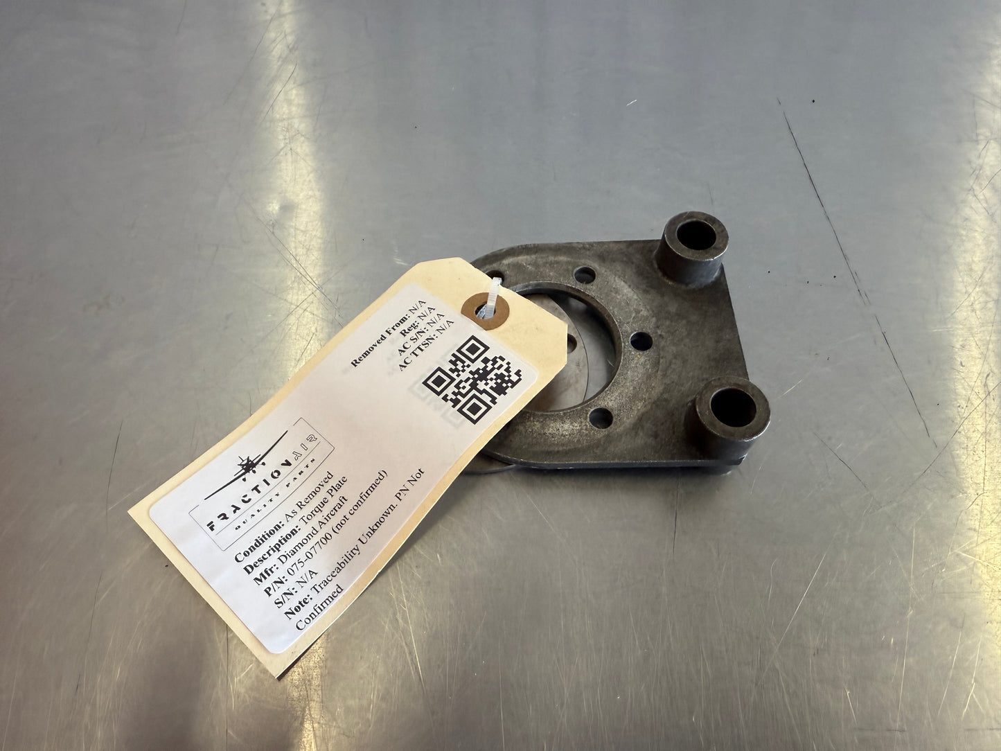 075-07700 (not confirmed) Diamond Aircraft Torque Plate