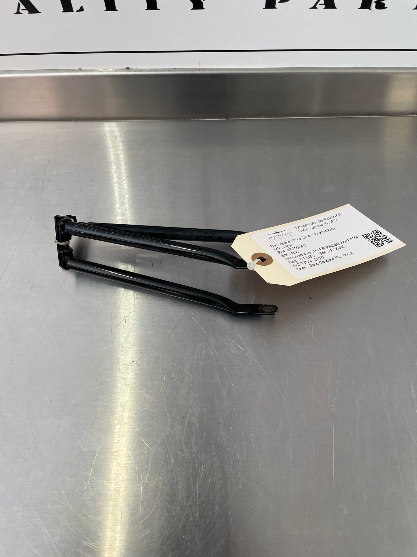 89710-002 PIPER MALIBU PA-46-350P Prop Control Bracket Assy
