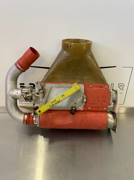 89657-002 Piper PA-45-350P Heat Exchanger Assy w/ air Valve include P/N : 89662-002 / 491-816
