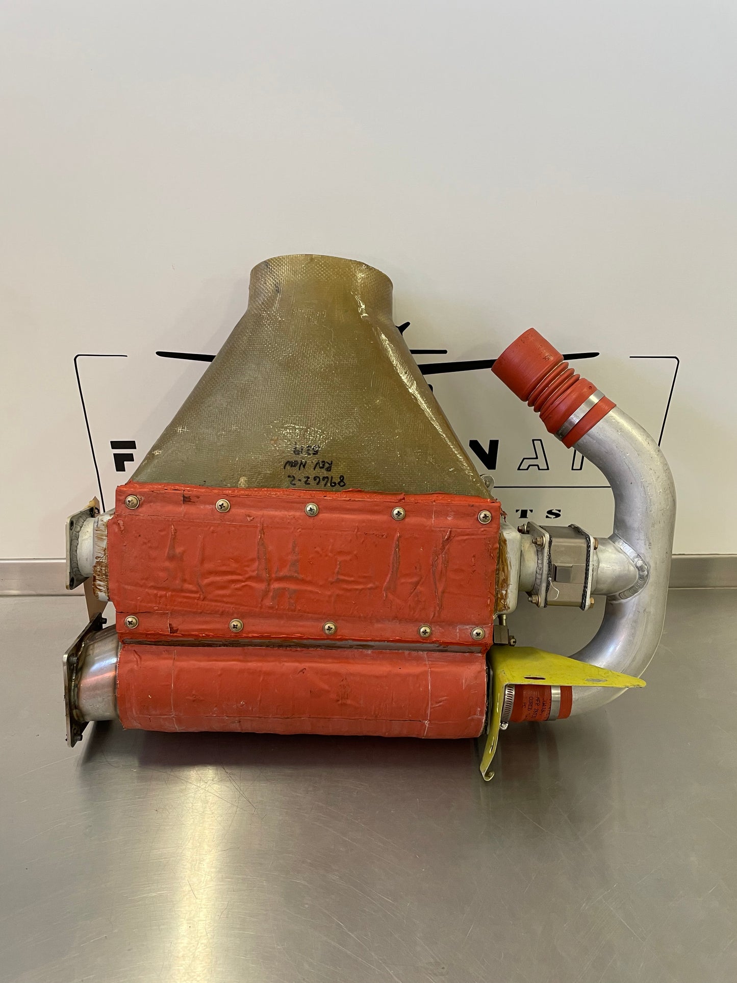 89657-002 Piper PA-45-350P Heat Exchanger Assy w/ air Valve include P/N : 89662-002 / 491-816