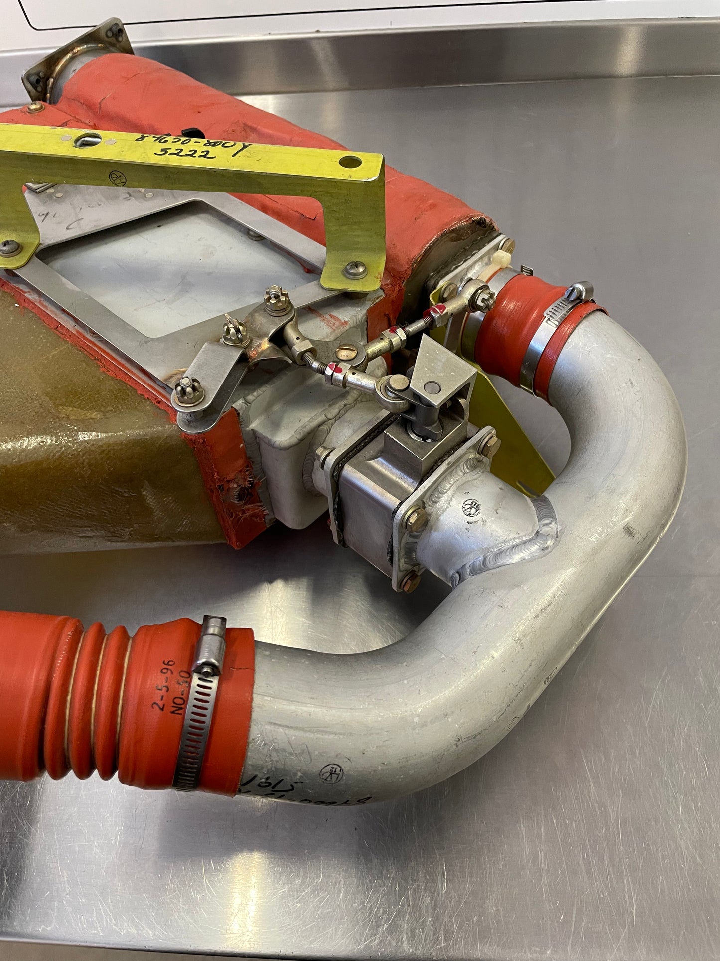 89657-002 Piper PA-45-350P Heat Exchanger Assy w/ air Valve include P/N : 89662-002 / 491-816
