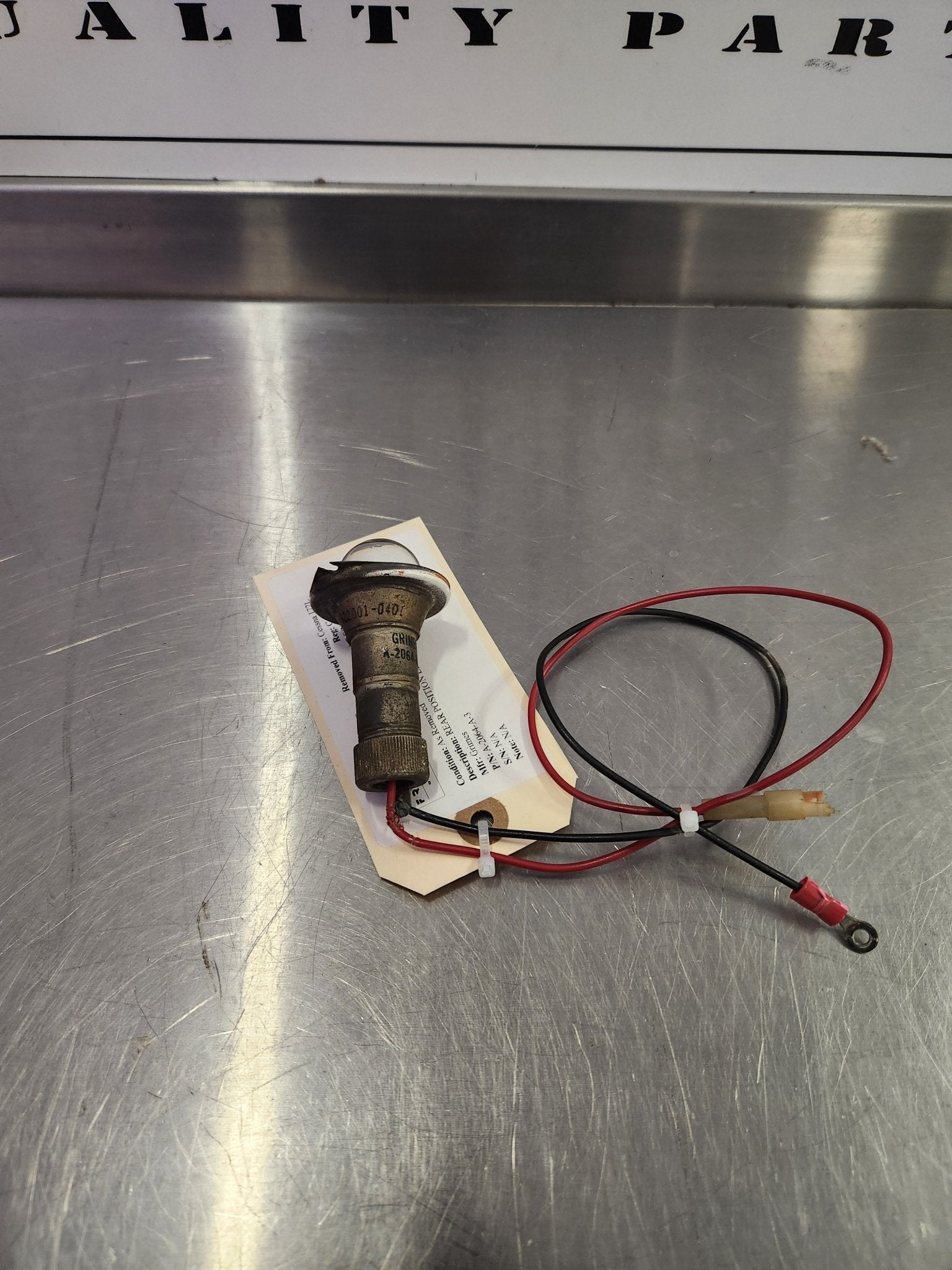 A - 2064 - A - 3 Grimes REAR POSITION LIGHT BASE | FractionAIR Parts - Aircraft Parts & Accessories