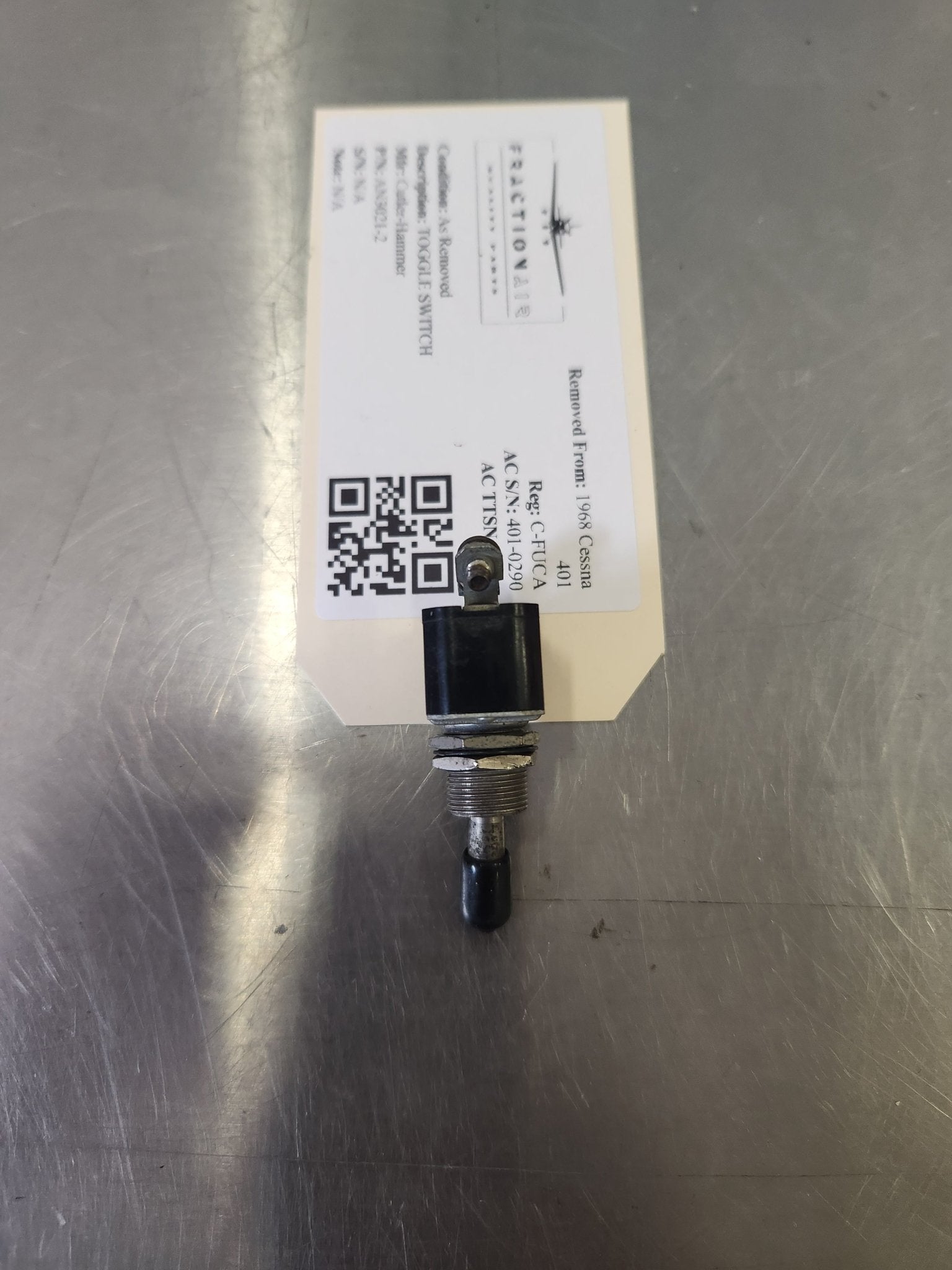 AN3021 - 2 Cutler - Hammer TOGGLE SWITCH | FractionAIR Parts - Aircraft Parts & Accessories