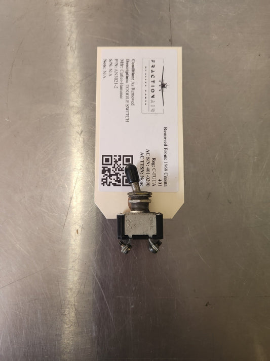 AN3021 - 2 Cutler - Hammer TOGGLE SWITCH | FractionAIR Parts - Aircraft Parts & Accessories