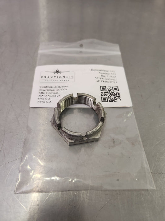 AN7502 - 24 Grumman Axle Nut | FractionAIR Parts - Aircraft Parts & Accessories