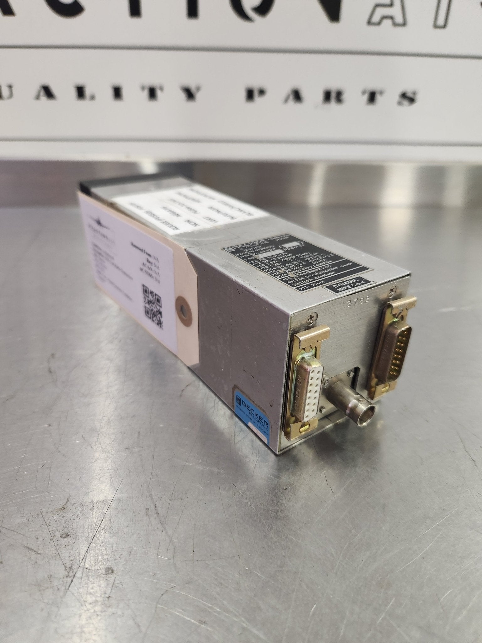 AR-3201 Becker VHF Com Radio Transceiver | FractionAIR Parts - Aircraft Parts & Accessories