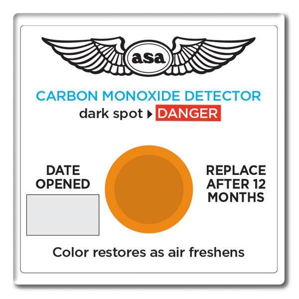 ASA Carbon Monoxide Detector | FractionAIR Parts - Aircraft Parts & Accessories