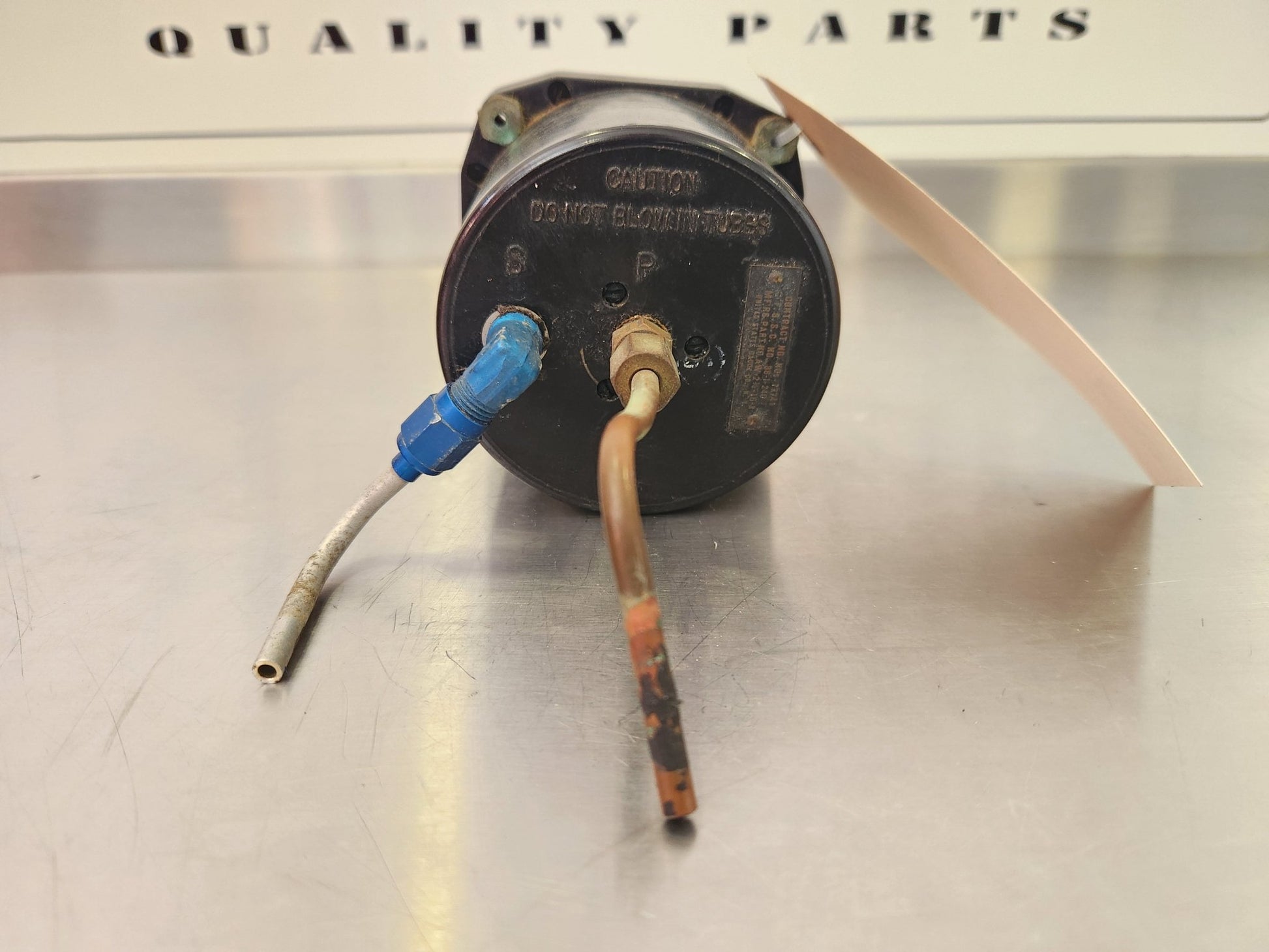 AW - 2¼ - 16 - X United Stated Gauge Airspeed Indicator 77741 | FractionAIR Parts - Aircraft Parts & Accessories