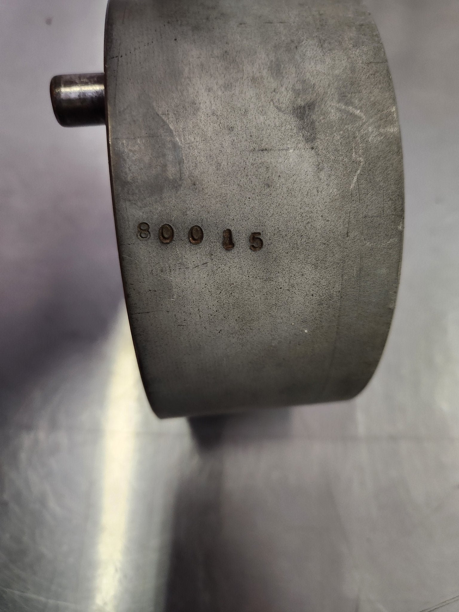 B - 4381 Mc Cauley Propeller spacer O - 320 with Dowel pin | FractionAIR Parts - Aircraft Parts & Accessories