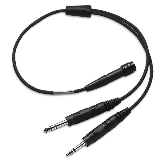 Bose Lemo 6 Pin To Dual GA Plugs Adapter | FractionAIR Parts - Aircraft Parts & Accessories