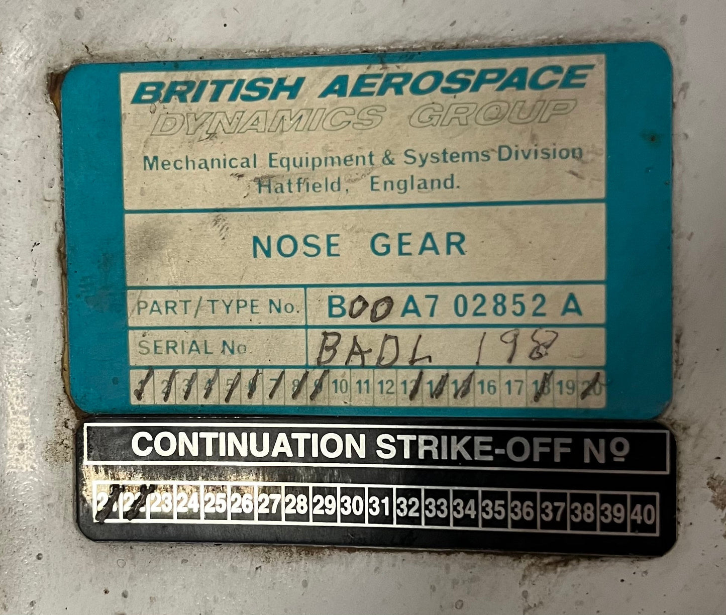 British Aerospace B00A702852A Jet Stream NLG | FractionAIR inc. - Aircraft Parts & Accessories