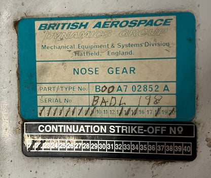 British Aerospace B00A702852A Jet Stream NLG | FractionAIR inc. - Aircraft Parts & Accessories