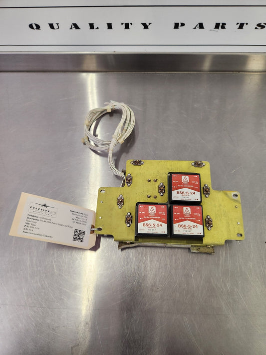 BS6 - 5 - 24 Piper PA - 46 350P Power Supply and Relay Panel Assy | FractionAIR Parts - Aircraft Parts & Accessories