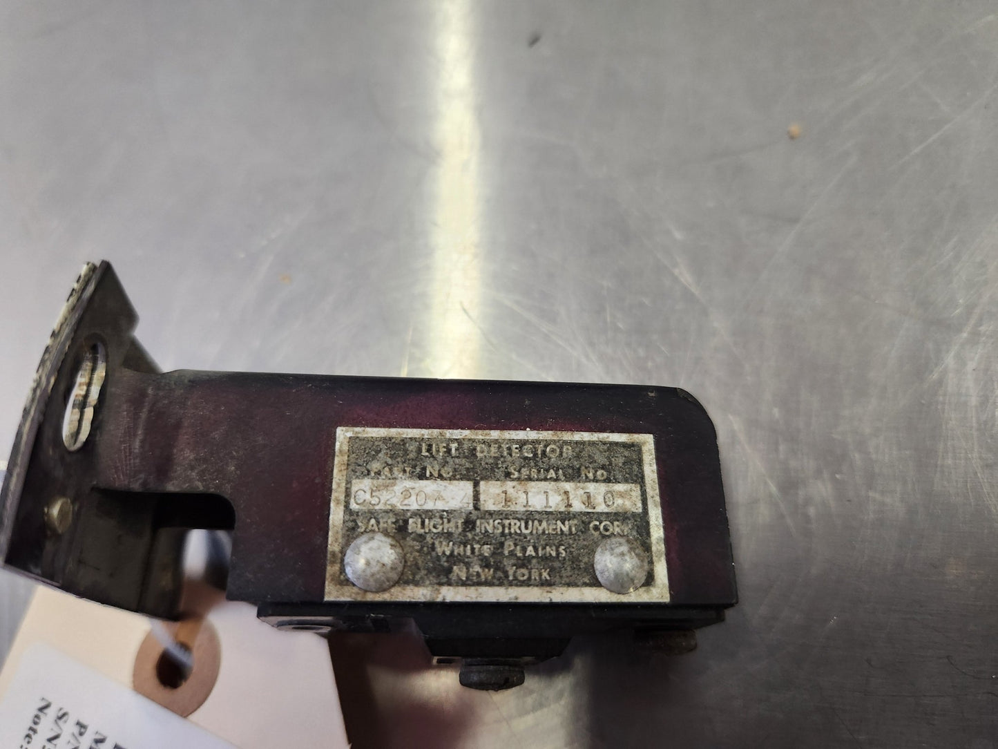 C - 52207 - 4 Piper Safe Flight Lift Detector 450 - 742 | FractionAIR Parts - Aircraft Parts & Accessories