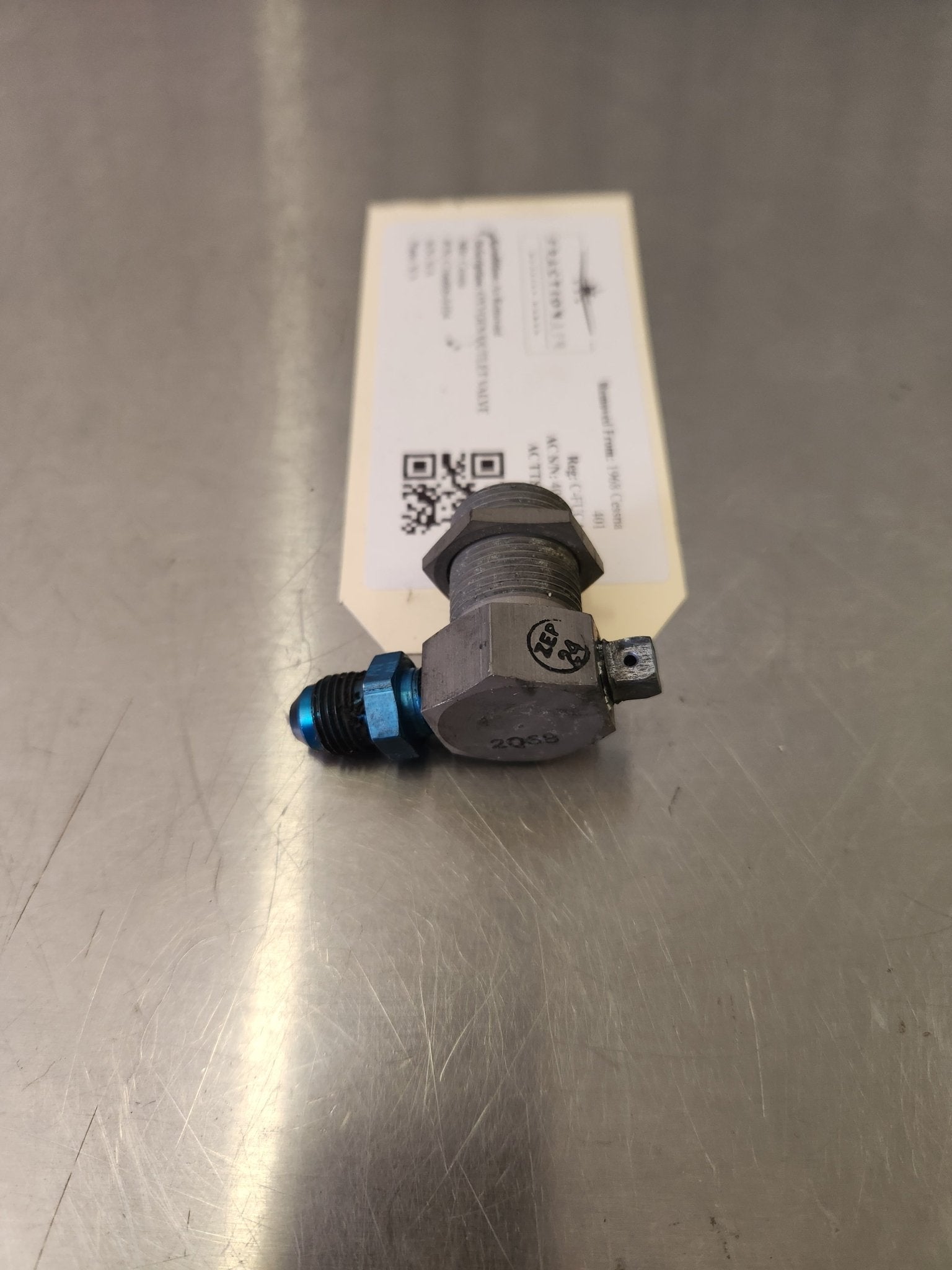 C166006 - 0104 Cessna OXYGEN OUTLET VALVE C166006 - 0101 | FractionAIR Parts - Aircraft Parts & Accessories