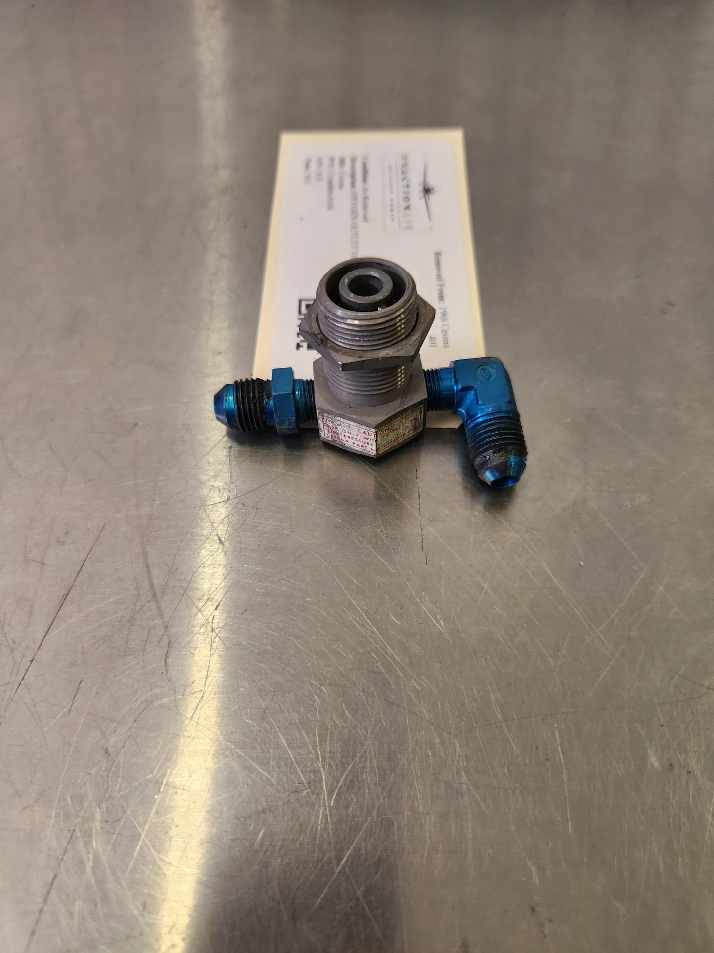 C166006 - 0104 Cessna OXYGEN OUTLET VALVE C166006 - 0101 | FractionAIR Parts - Aircraft Parts & Accessories