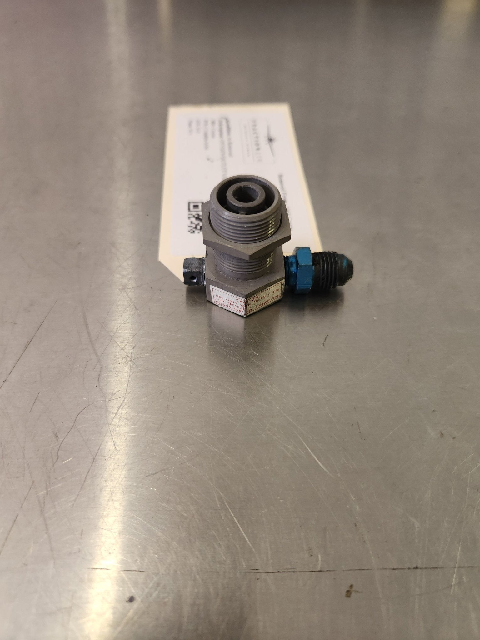 C166006 - 0104 Cessna OXYGEN OUTLET VALVE C166006 - 0101 | FractionAIR Parts - Aircraft Parts & Accessories