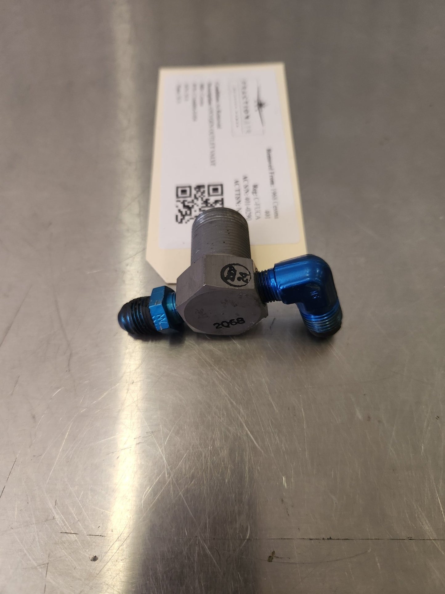 C166006 - 0104 Cessna OXYGEN OUTLET VALVE C166006 - 0101 | FractionAIR Parts - Aircraft Parts & Accessories