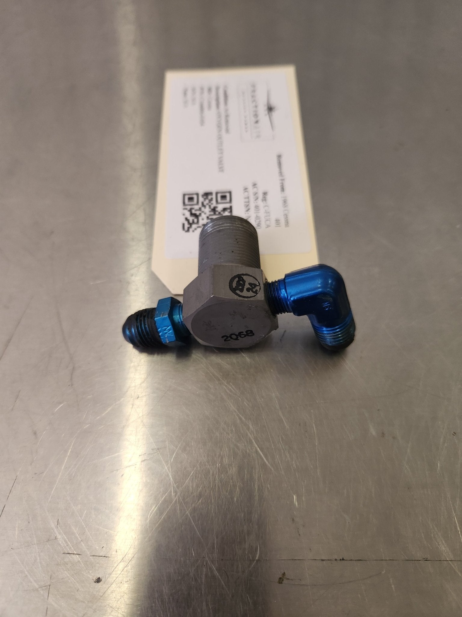 C166006 - 0104 Cessna OXYGEN OUTLET VALVE C166006 - 0101 | FractionAIR Parts - Aircraft Parts & Accessories