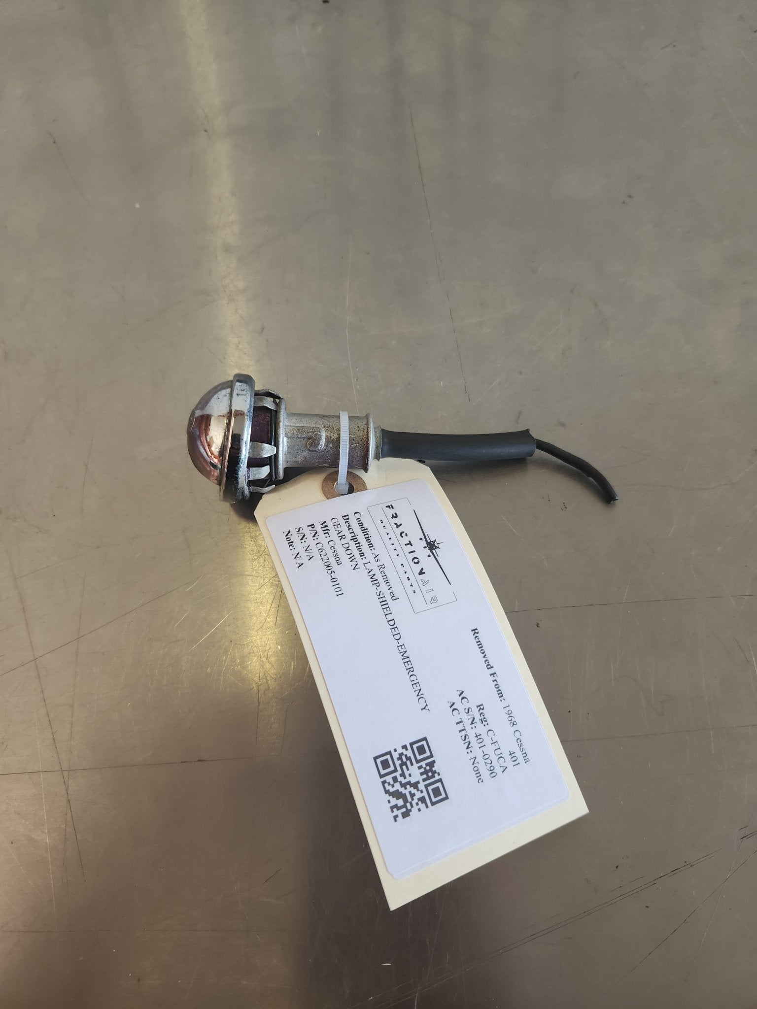 C622005 - 0101 Cessna LAMP - SHIELDED - EMERGENCY GEAR DOWN UCTE161619 | FractionAIR Parts - Aircraft Parts & Accessories