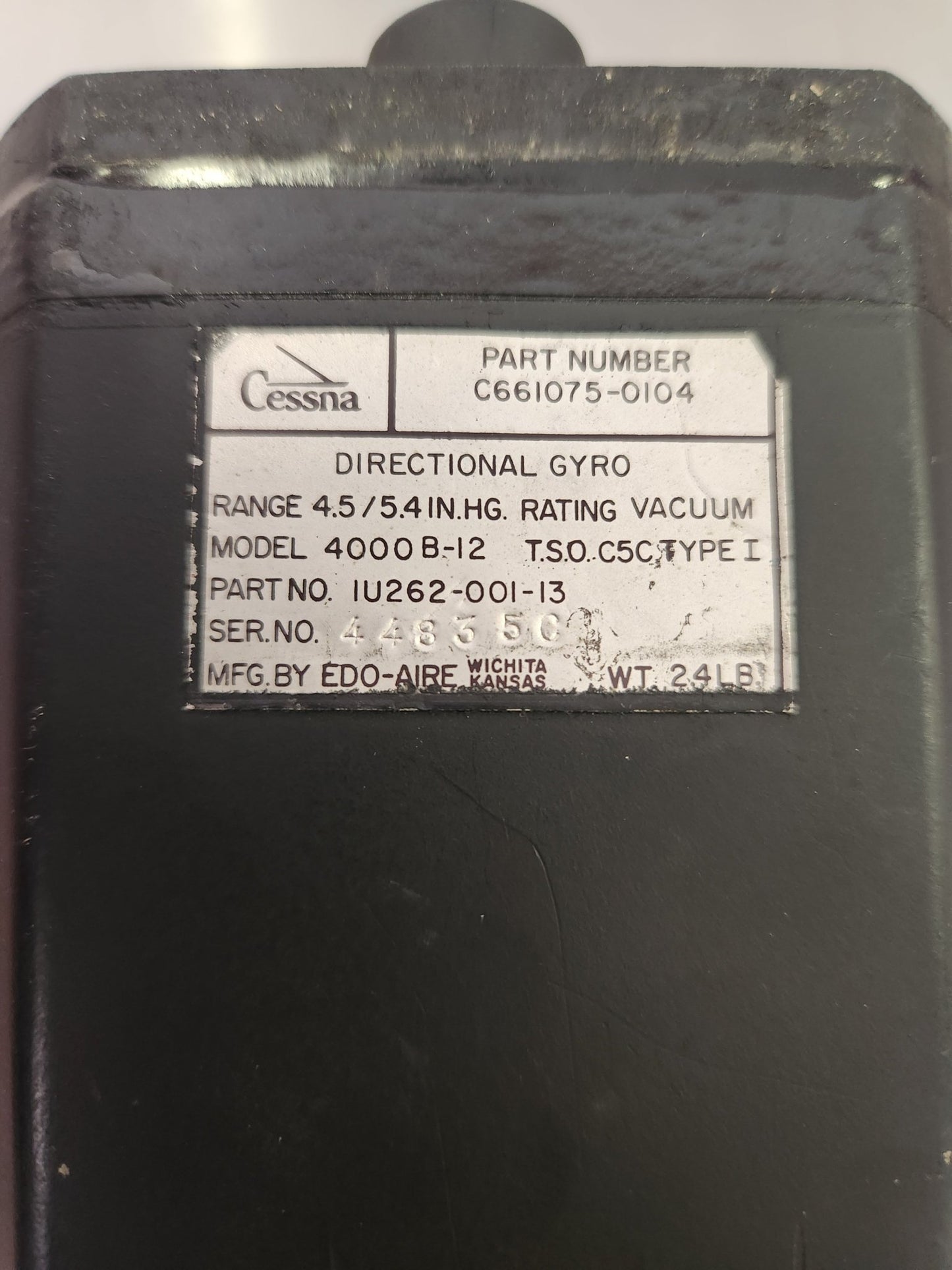 C661075 - 0104 Edo - Aire Directional Gyro (Core) | FractionAIR Parts - Aircraft Parts & Accessories