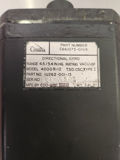 C661075 - 0104 Edo - Aire Directional Gyro (Core) | FractionAIR Parts - Aircraft Parts & Accessories