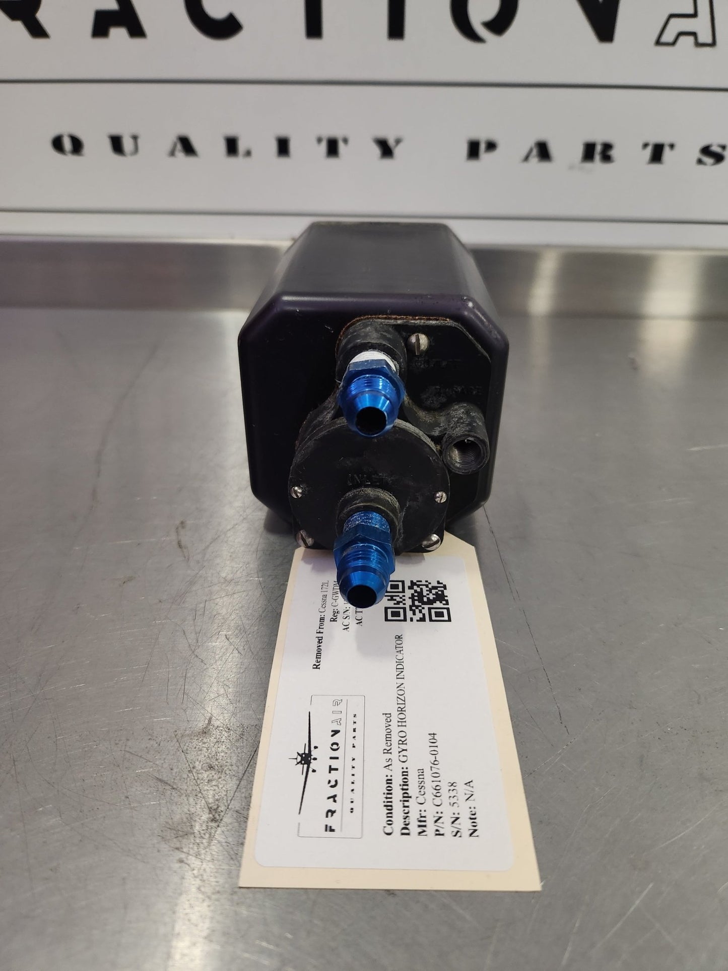 C661076 - 0104 Cessna GYRO HORIZON INDICATOR SP - 7710 - 5 - CES | FractionAIR Parts - Aircraft Parts & Accessories