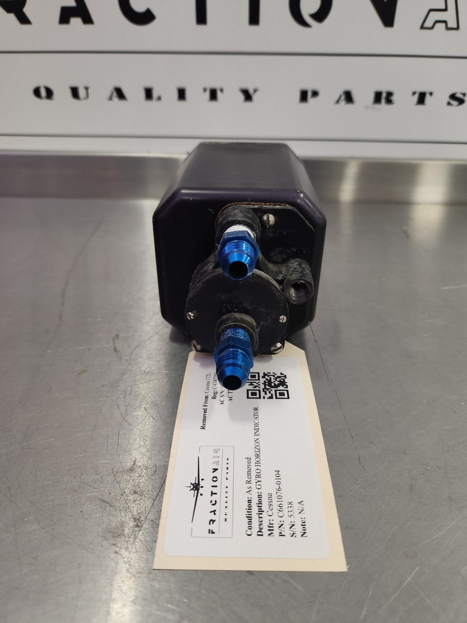C661076 - 0104 Cessna GYRO HORIZON INDICATOR SP - 7710 - 5 - CES | FractionAIR Parts - Aircraft Parts & Accessories