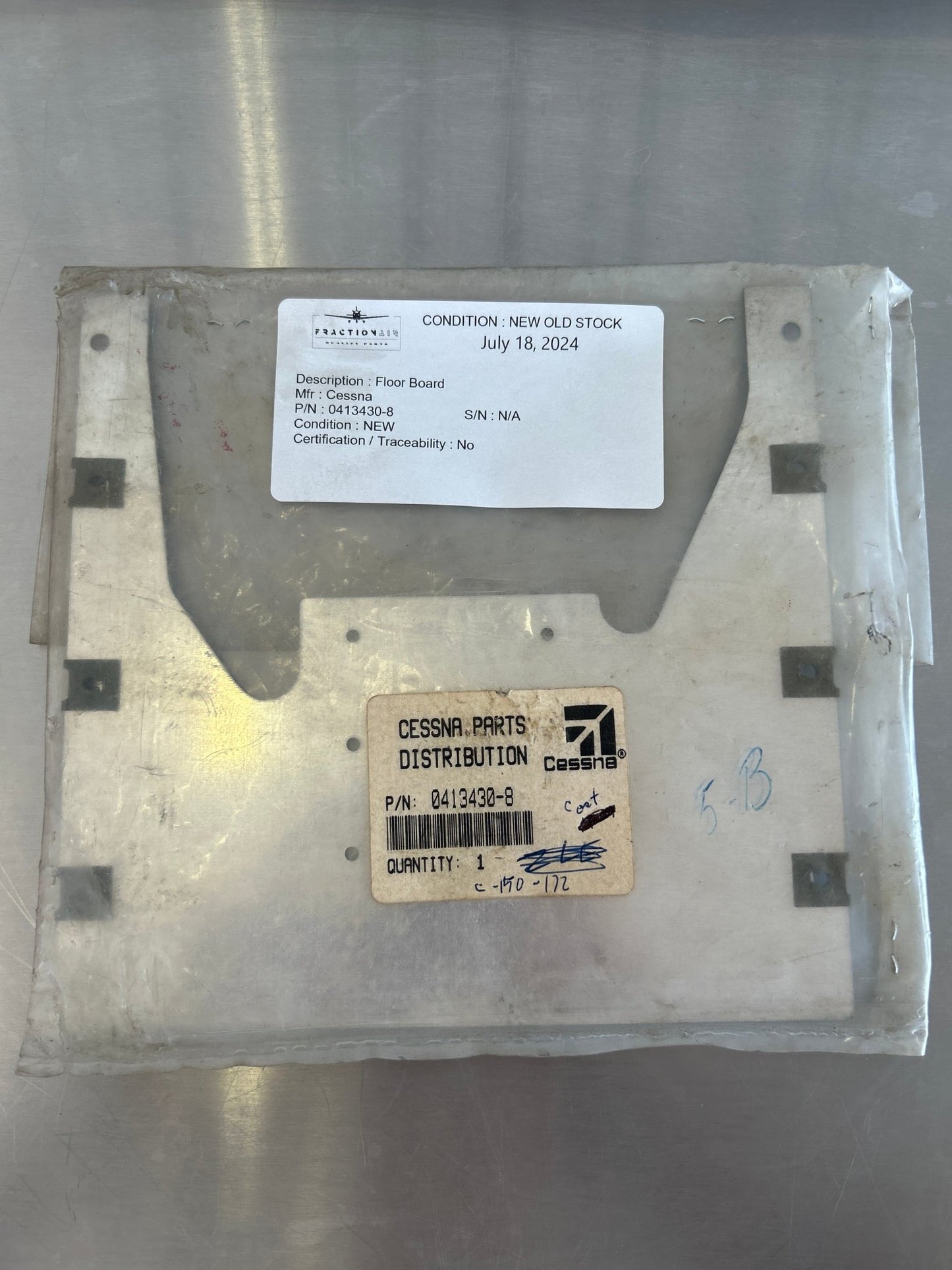 CESSNA FLOORBOARD 0413430 - 8 | FractionAIR Parts - Aircraft Parts & Accessories