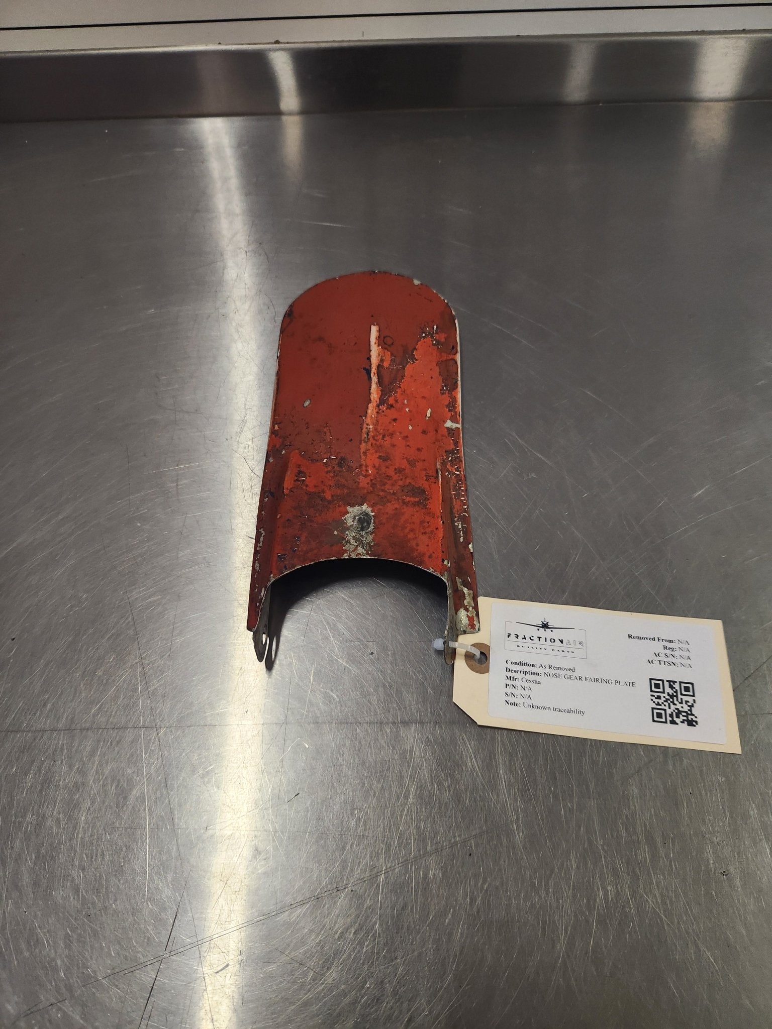 Cessna NOSE GEAR FAIRING PLATE | FractionAIR Parts - Aircraft Parts & Accessories