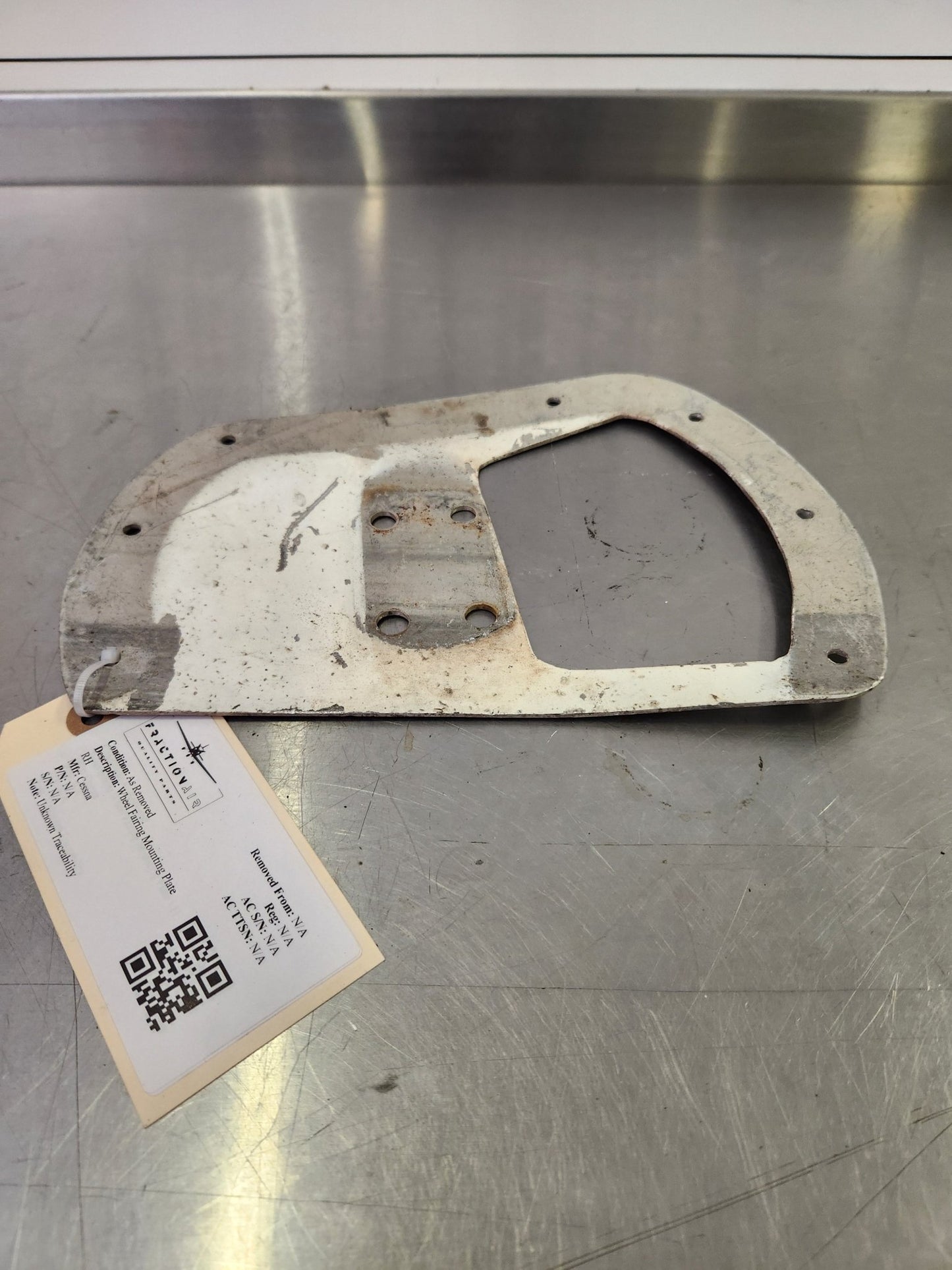 Cessna Wheel Fairing Mounting Plate RH | FractionAIR Parts - Aircraft Parts & Accessories
