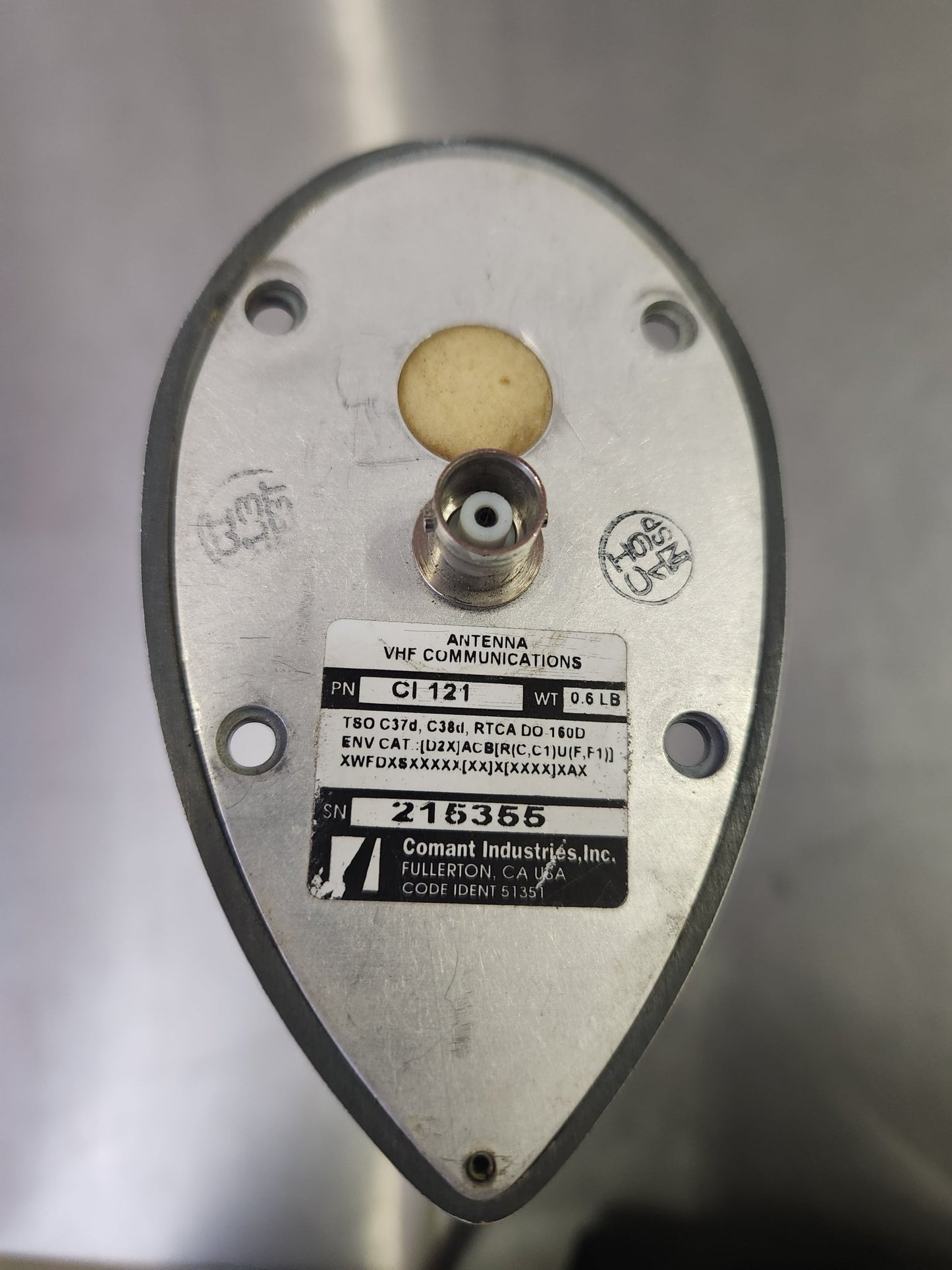 CI-121 Comant Industries Exterior Antenna | FractionAIR Parts - Aircraft Parts & Accessories
