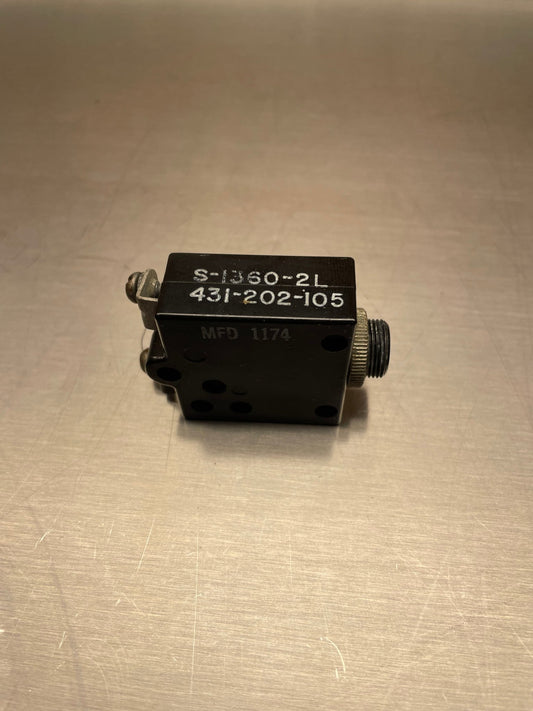 Circuit Breaker 2 AMP S - 1360 - 2L | FractionAIR Parts - Aircraft Parts & Accessories