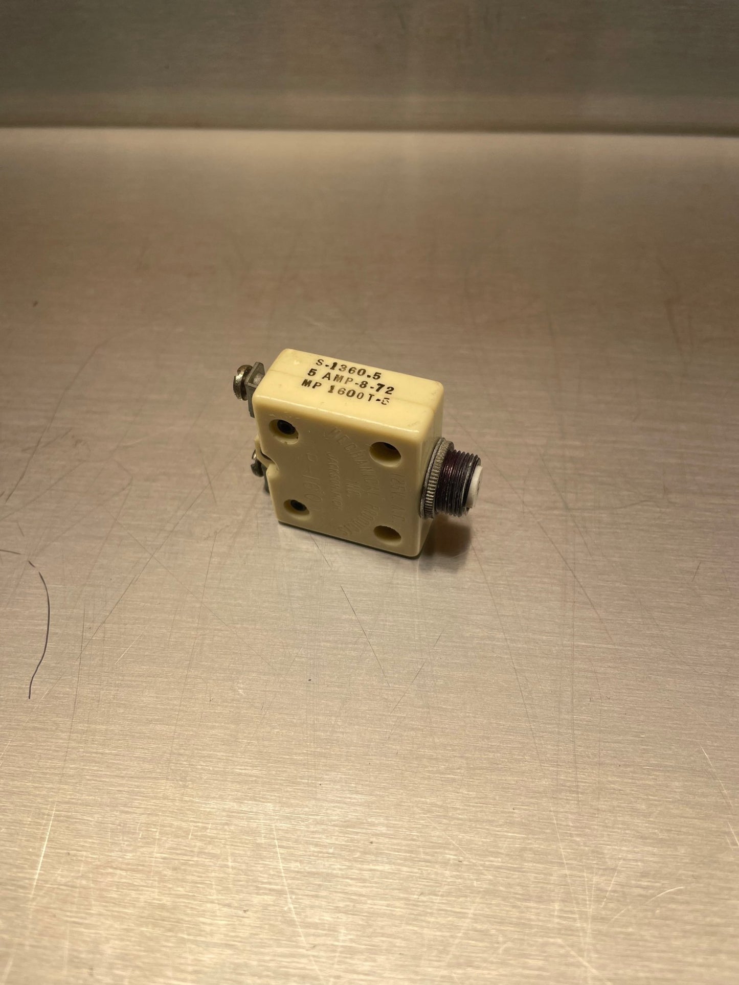 Circuit Breaker 5 amp S - 1360 - 5 | FractionAIR Parts - Aircraft Parts & Accessories
