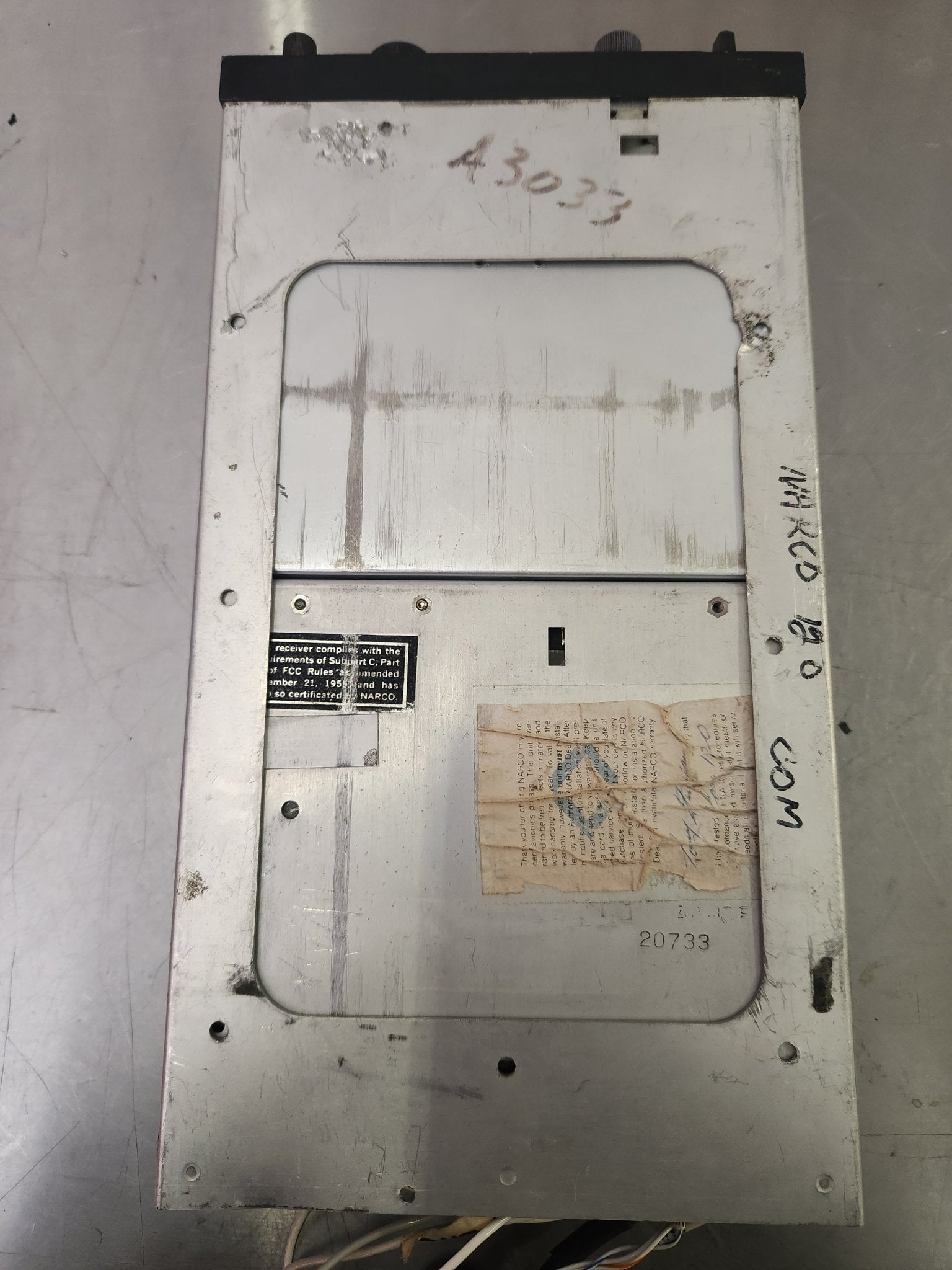 Com 120 TSO Narco Comm Radio | FractionAIR Parts - Aircraft Parts & Accessories