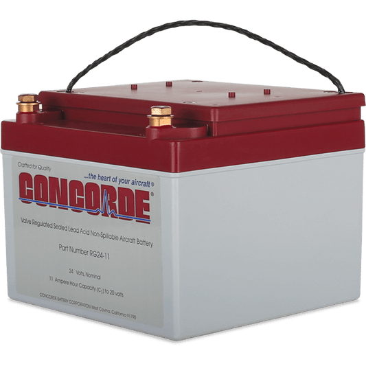 Concorde Battery RG24-11 Sealed VRLA Aircraft Battery | FractionAIR Parts - Aircraft Parts & Accessories