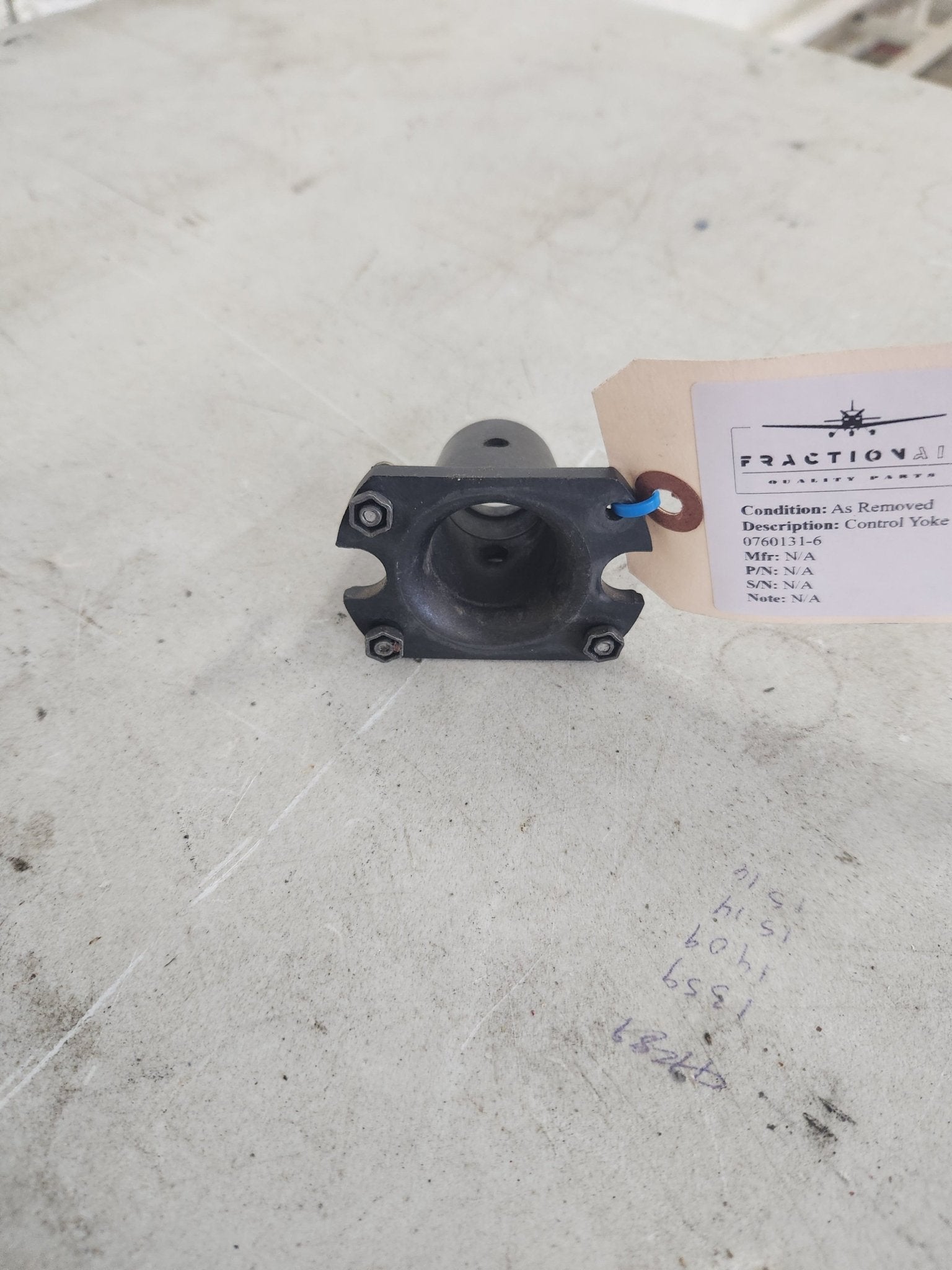 Control Yoke support Left 0760131 - 6 | FractionAIR Parts - Aircraft Parts & Accessories