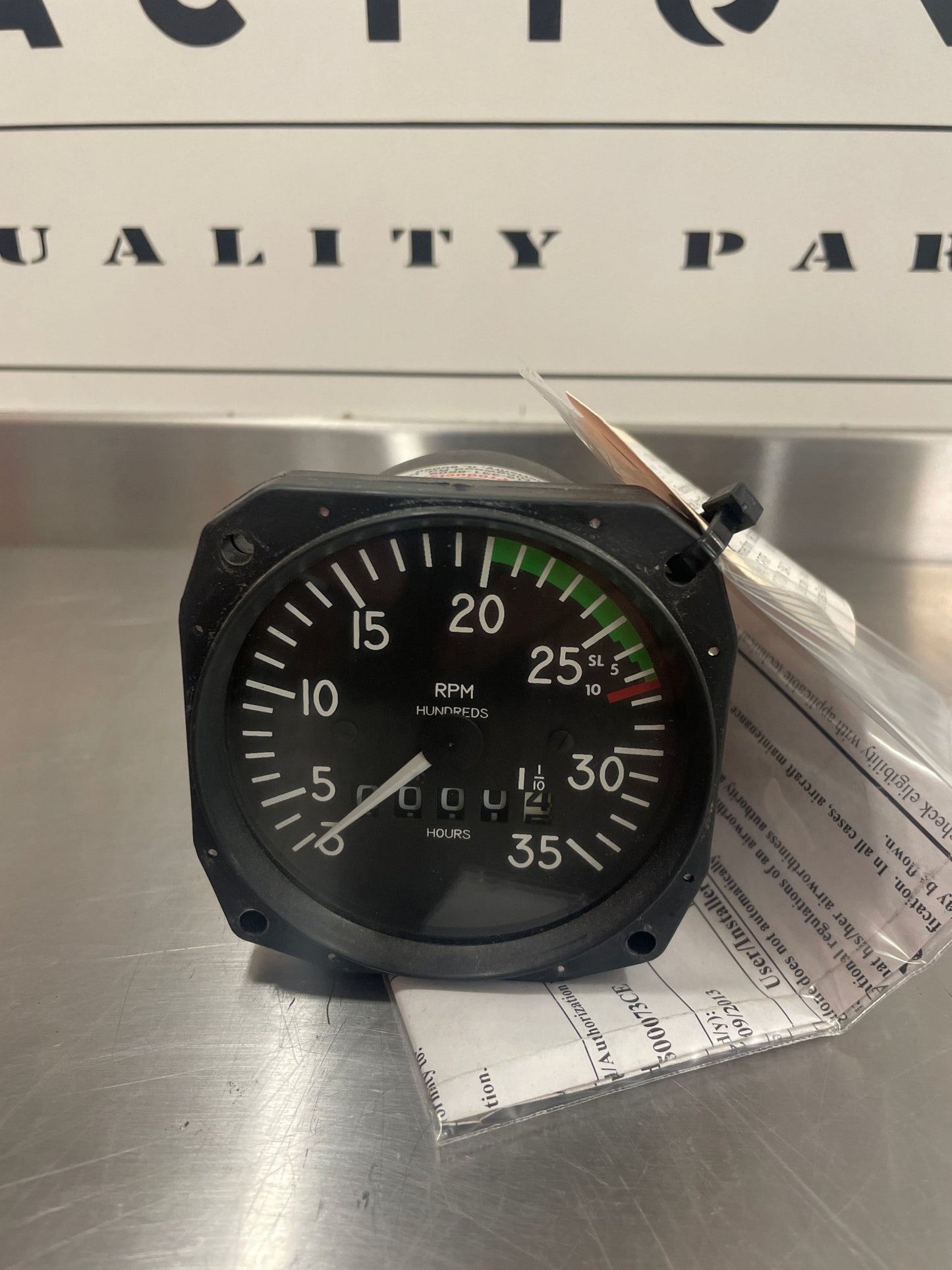 D1 - 112 - 5025 Mitchell Aircraft Products Inc Recording Tachometer / Rpm Indicator | FractionAIR Parts - Aircraft Parts & Accessories