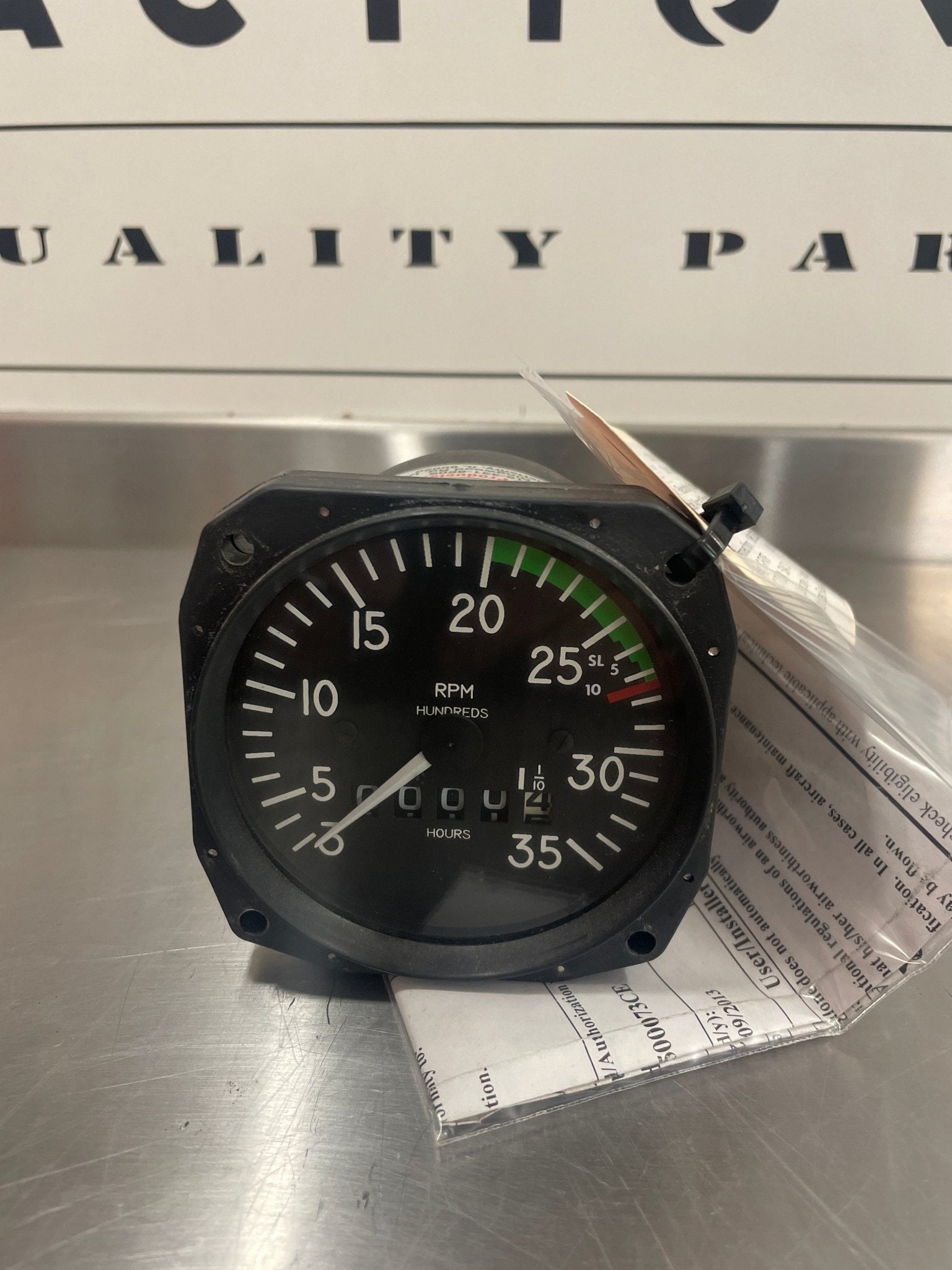 D1 - 112 - 5025 Mitchell Aircraft Products Inc Recording Tachometer / Rpm Indicator | FractionAIR Parts - Aircraft Parts & Accessories
