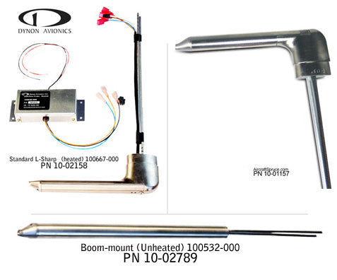 Dynon AOA Pitot Heated Large Tube No Bracket