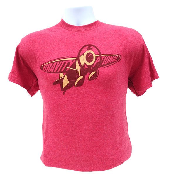 Gravity Optional T-Shirt Heather Red 2XLarge | FractionAIR Parts - Aircraft Parts & Accessories