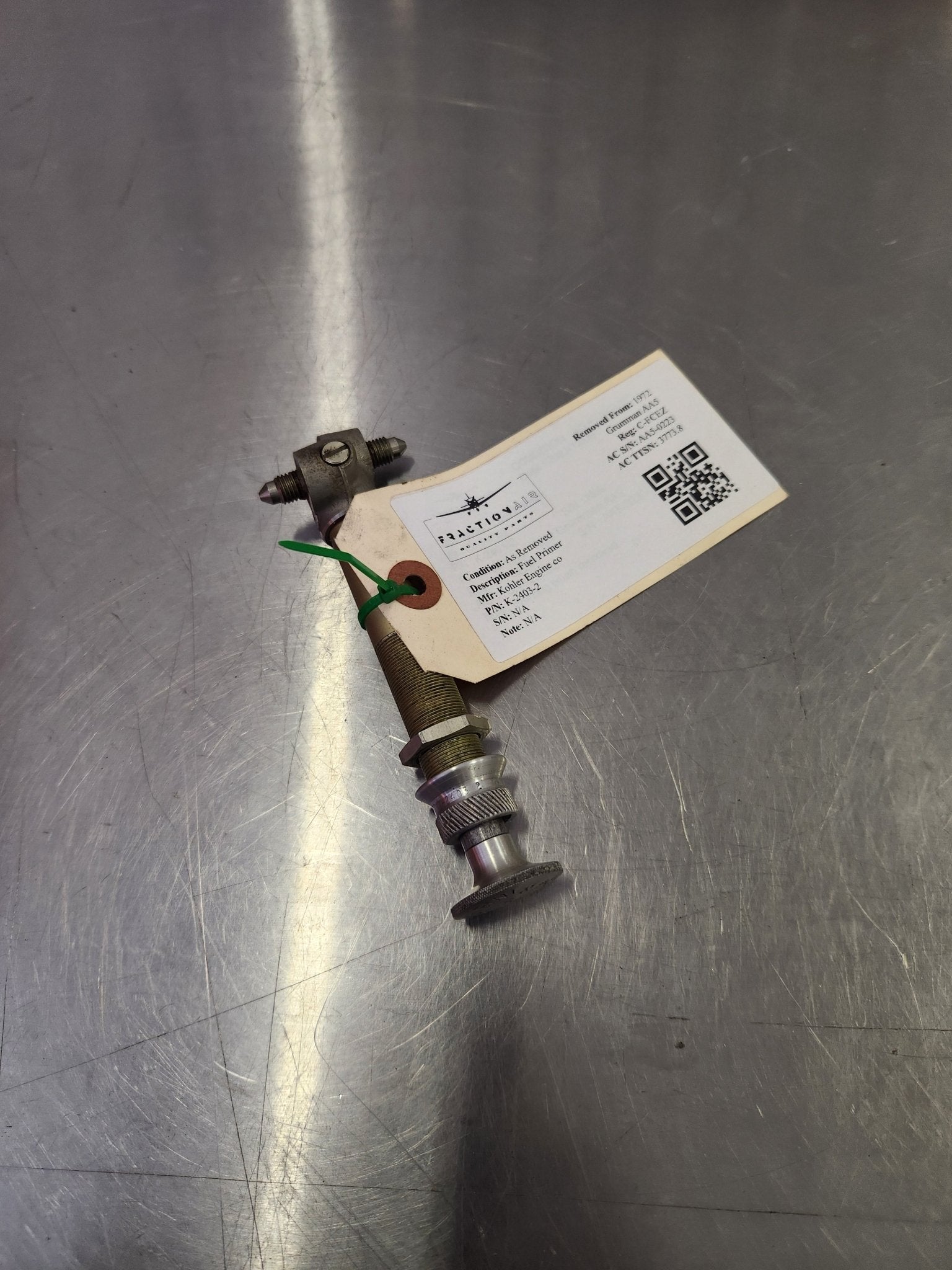K - 2403 - 2 Kohler Engine co Fuel Primer | FractionAIR Parts - Aircraft Parts & Accessories